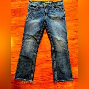 Men’s Rock 47 by Wrangler jeans- Slim Boot- Size 36x32